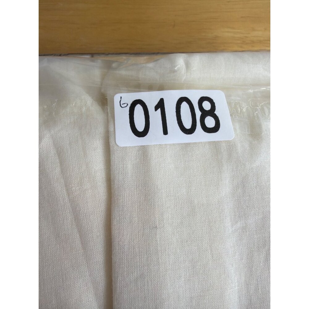 NWT Forever 21 Cottagecore Eyelet Lace Babydoll Dress Cream Cotton Size L - Picture 14 of 16